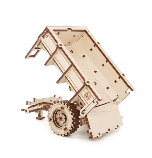 DIY Eco Wood Art 3D Mechanische Puzzel, Trailer voor Belarus-82, 1225, 20×11,6x11cm