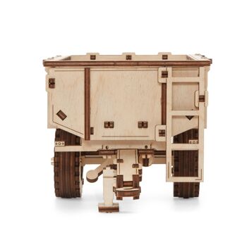 Puzzle mécanique 3D DIY Eco Wood Art, remorque pour Biélorussie-82, 1225, 20 × 11,6 x 11 cm 3