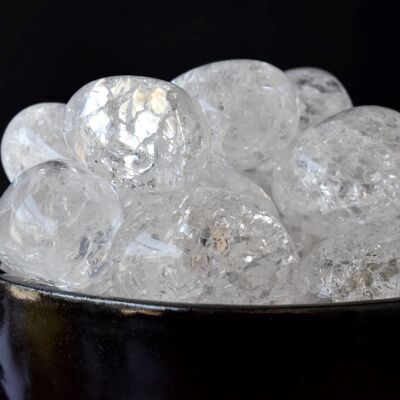 1Pc Crack Crystal Tumbled Stone ~ Healing Tumbled Stones