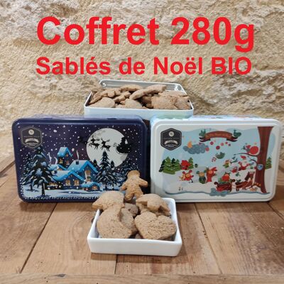 Coffret Sablés de Noel à la Cannelle BIO 280g X10