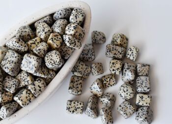 1Pc Dalmatian Jasper Tumbled Stones ~ Healing Tumbled Stones 7