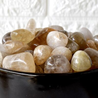 1Pc Golden Rutile Tumbled Stones ~ Healing Tumbled Stones