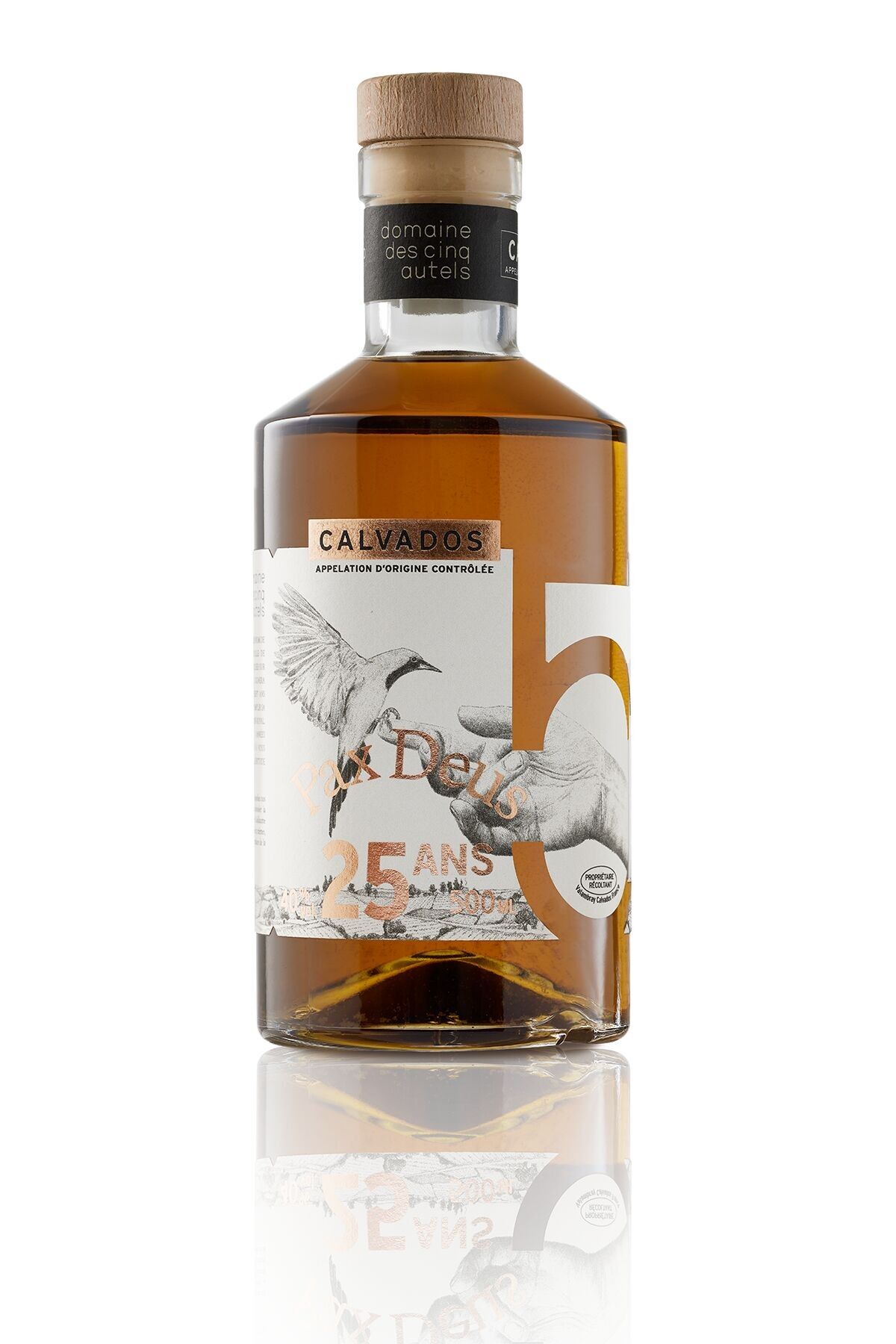 Calvados Pax Deus ecológico - 25 años de crianza (50cl)
