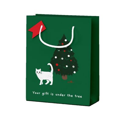 El regalo está debajo del árbol Bolsa de regalo (8121)