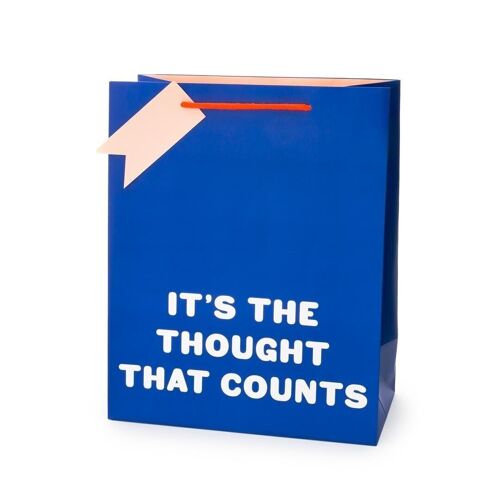 It's the thought that counts Large Gift Bag (5651)