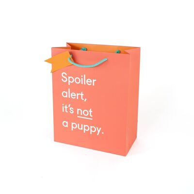 Spoiler Alert Puppy Große Geschenktüte (4715)