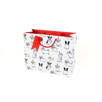 Grand sac cadeau Party Dogs (4712)