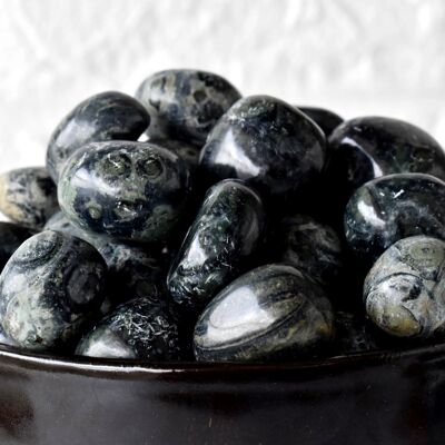 1 pieza de piedras rodadas de jaspe Kambaba ~ Piedras rodadas curativas