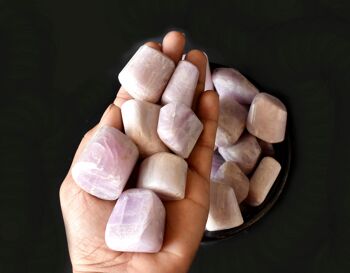 1Pc Kunzite Tumbled Stone ~ Healing Tumbled Stones 3