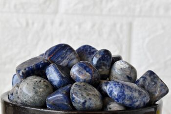 1Pc Sodalite Tumbled Stones ~ Healing Tumbled Stones 1