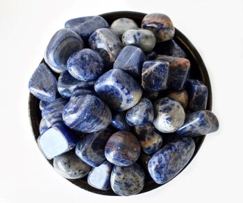 1Pc Sodalite Tumbled Stones ~ Healing Tumbled Stones 2