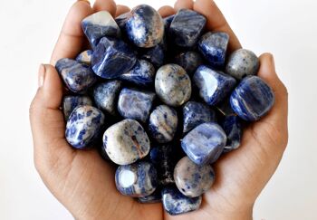 1Pc Sodalite Tumbled Stones ~ Healing Tumbled Stones 4