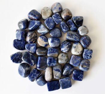 1Pc Sodalite Tumbled Stones ~ Healing Tumbled Stones 10