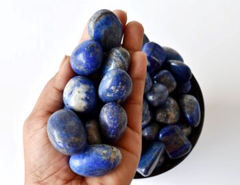 1Pc Lapis Lazuli Tumbled Stones ~ Healing Tumbled Stones 4