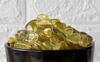 1Pc Lemon Quartz Tumbled Stones ~ Healing Tumbled Stones 1