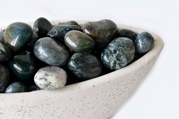 1Pc Moss Agate Tumbled Stones ~ Healing Tumbled Stones 7