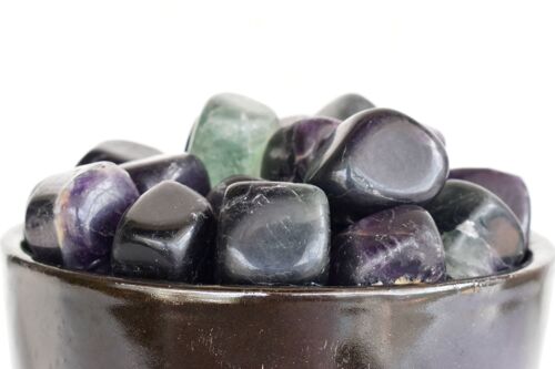 1Pc Multi Fluorite Tumbled Stones ~ Healing Tumbled Stones