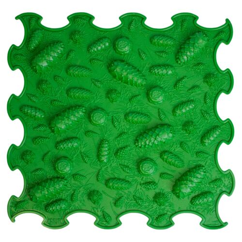 ORTOTO Puzzle Mat Pinecones Dark Green