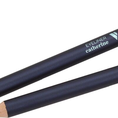 Eyeliner vegan and plastic-free, in a wooden pencil for sharpening, Cosmos natural certified, vegan