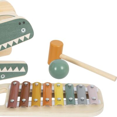 Tapping game with xylophone “Safari”| Motor skills toys | Wood