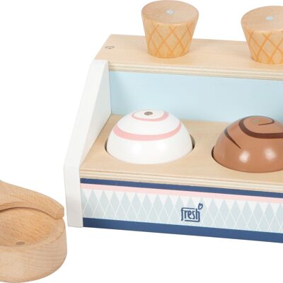 Ice cream counter compact “fresh” FSC 100% | role toy | Wood