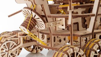 DIY Eco Wood Art 3D Puzzle Mécanique Moonrover liquidation Lunokhod, 1492, 32x24x23cm 5