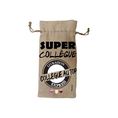 “top colleague” bottle bag