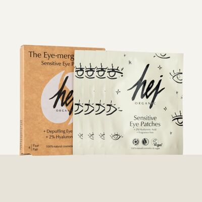 HEJ ORGANIC The Eye-mergency Kit (4x1 par de parches para ojos sensibles)