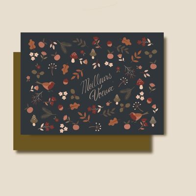 A6 Best Wishes Card