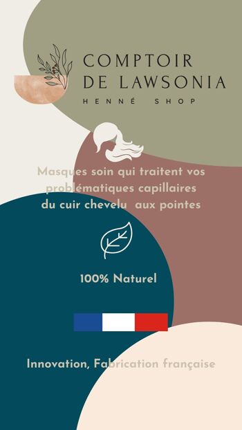 Masque Sublime ta chevelure - Poudre de Plantes ayurvédiques 2