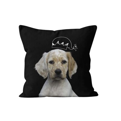 Cojín decorativo navideño para perros terciopelo 40x40cm
