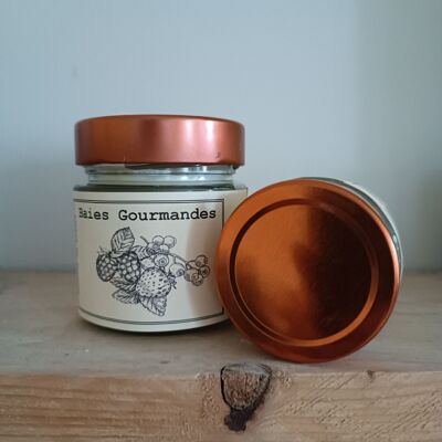 Candle 180gr Baies Gourmandes soy and rapeseed waxes