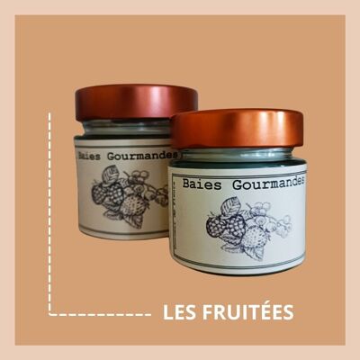 Vela 180gr Baies Gourmandes ceras de soja y colza