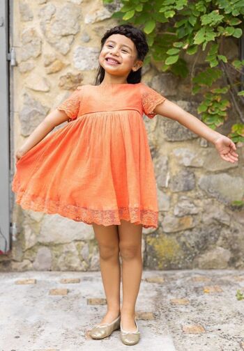 Robe bohème de mariage Manon Corail 3