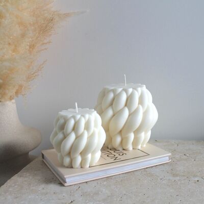 Scented candle - Braided Cocoon