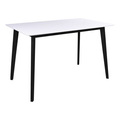 Vojens Dining Table - white/black