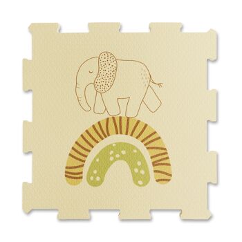 Tapis puzzle Hakuna Mat pour bébé «Animaux Safari» 0.9x0.9 m 8
