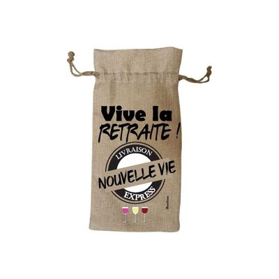 sac à bouteille " retraite"