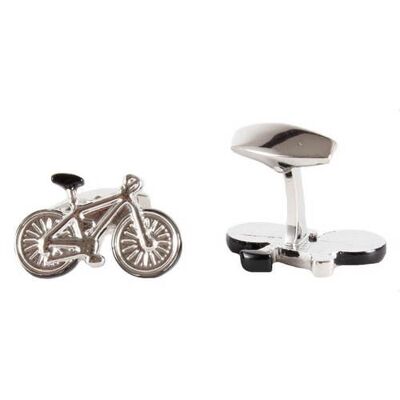 Bicycle Engravable Back Cufflinks