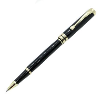 Bolígrafo negro y dorado