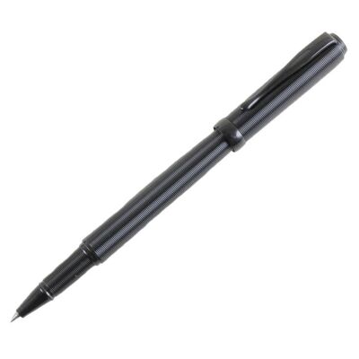 Stylo à bille nervuré noir