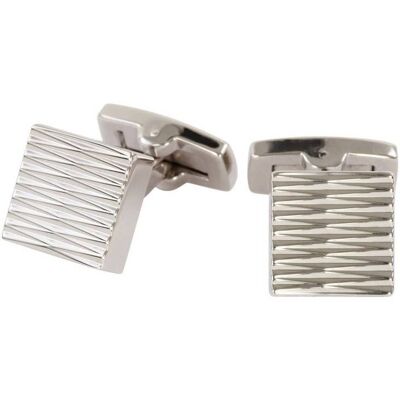 David Aster Square Zigzag Cufflinks