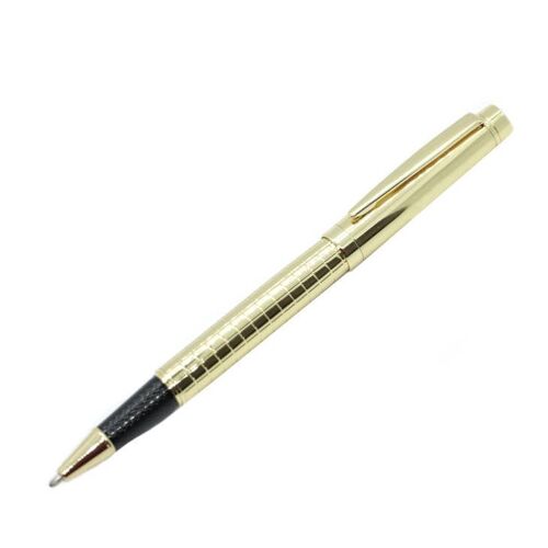 Gold Checker Roller Ball Pen