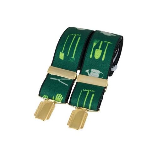 Green Gardening 35mm Gold Clip Braces