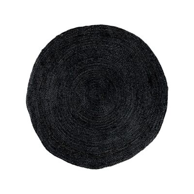 Bombay Rug - round dark grey Ø90 cm