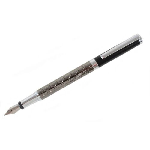 Grey & Black Wave Fountain Pen