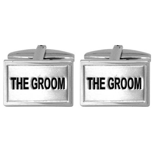 Groom Wedding Rectangle Cufflinks