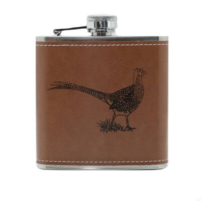 Flasque Faisan en similicuir - 6 oz