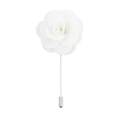 Ivory Flower Lapel Pin
