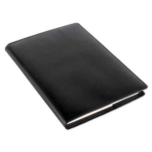 Leather Bound Notebook & Lined Refill Pad